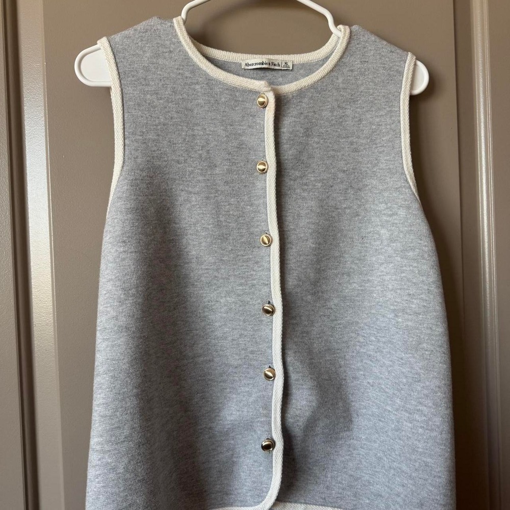 Abercrombie & Fitch Grey Vest Top